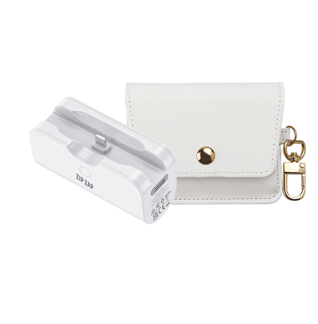 Daily Carry Pack, Zip Zap Plus Gen 3 Lightning with the Cloud White Travel Pouch